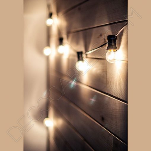 Guirnalda luces de feria 2 Guirnalda de luces de feria para exterior