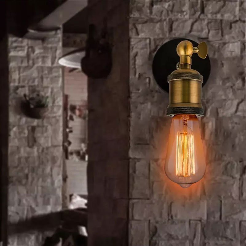 Lámpara Aplique de pared un brazo Vintage Lámpara Aplique de pared un brazo Vintage