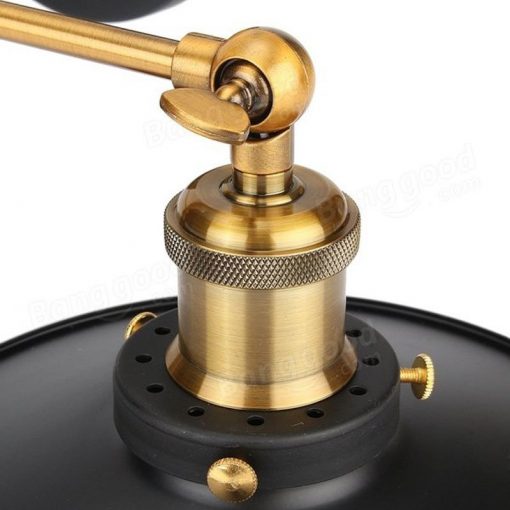 Lámpara Aplique de pared Vintage dos brazos con plato 8 Lámpara Aplique de pared dos brazos vintage