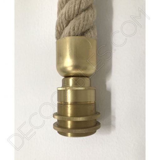 Lámpara colgante de cáñamo 2