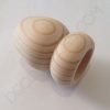 Cubre portalámparas madera doble bola 6 Portalámparas de madera doble bola