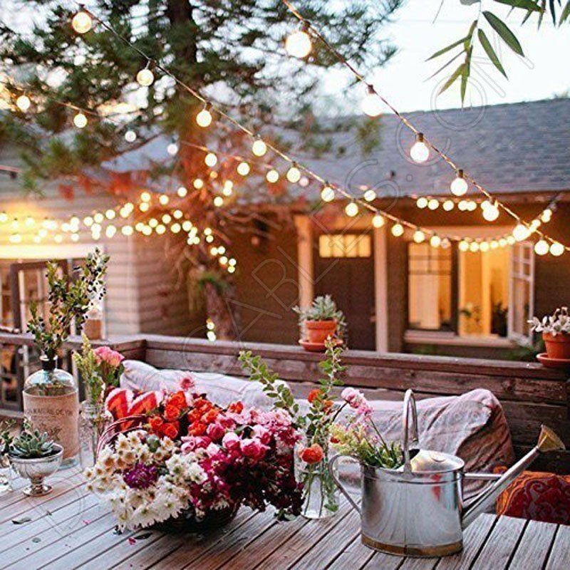 Guirnalda de luces de feria para exterior Guirnalda de luces de feria para exterior
