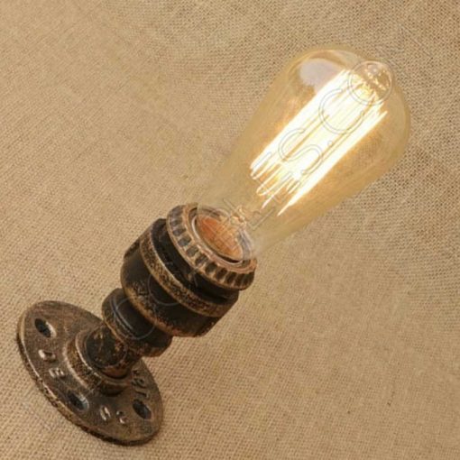 Lámpara de Tubería de techo estilo Industrial 1 Lámpara de techo tubería modelo industrial