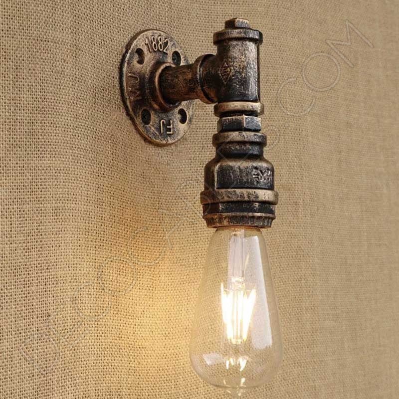 Aplique de pared lámpara tubería Aplique de pared lámpara tubería