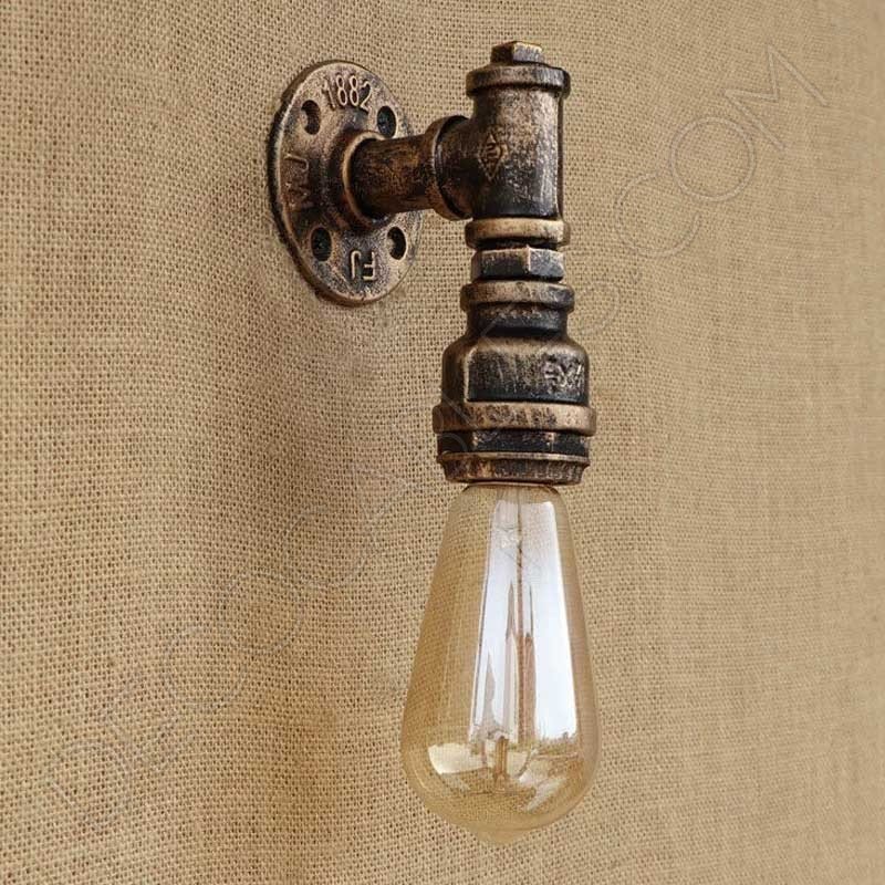Aplique de pared lámpara tubería Aplique de pared lámpara tubería