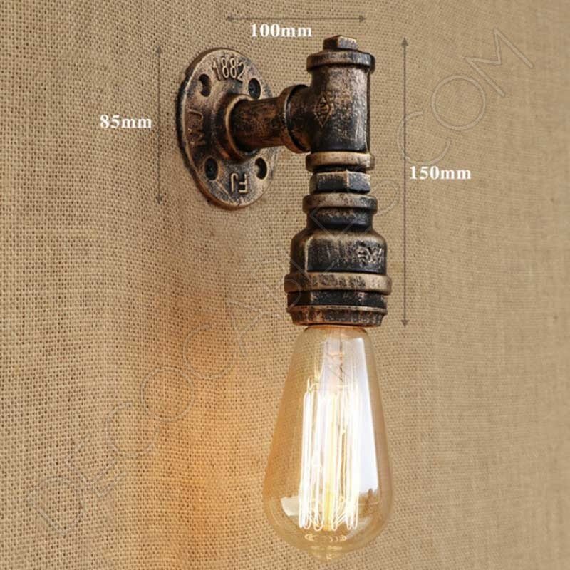Aplique de pared lámpara tubería Aplique de pared lámpara tubería