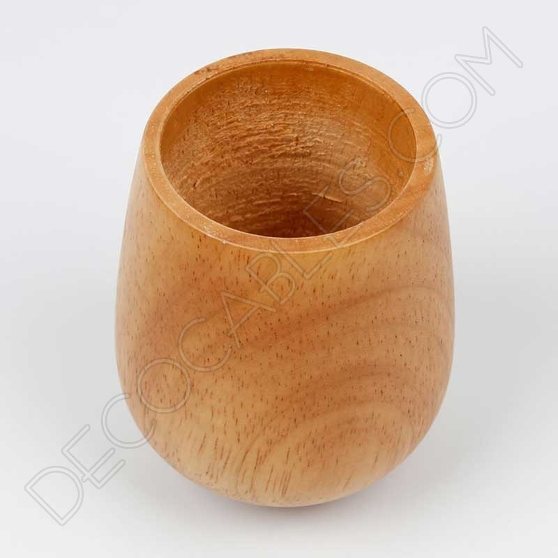 Cubre portalámparas de madera de roble modelo bellota Cubre portalámparas de madera de roble modelo bellota