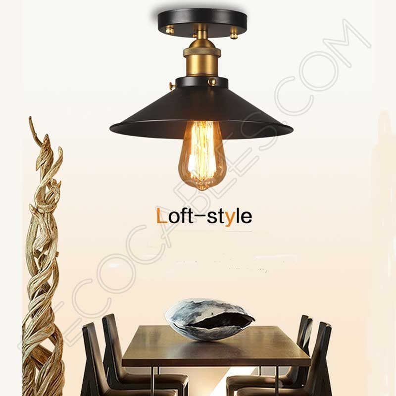 Lámpara plafón de techo modelo vintage Lámpara plafón de techo modelo vintage