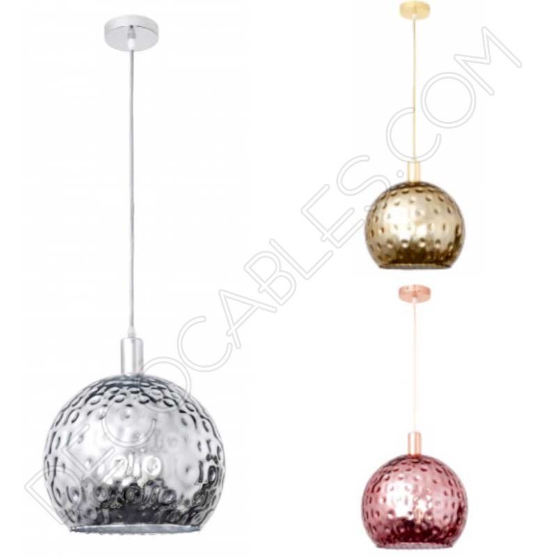 Lámpara colgante cristal esmaltado modelo León Lámpara colgante cristal esmaltado modelo León