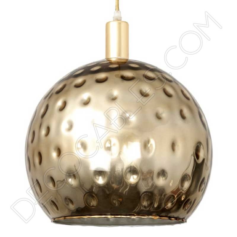 Lámpara colgante cristal esmaltado modelo León oro Lámpara colgante cristal esmaltado modelo León oro