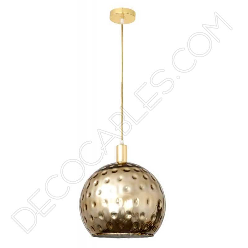 Lámpara colgante cristal esmaltado modelo León oro Lámpara colgante cristal esmaltado modelo León oro