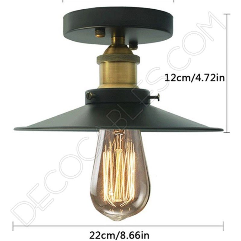 Lámpara plafón de techo modelo vintage Lámpara plafón de techo modelo vintage