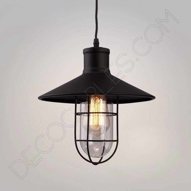 Lámpara colgante vintage modelo barco Lámpara colgante vintage modelo barco