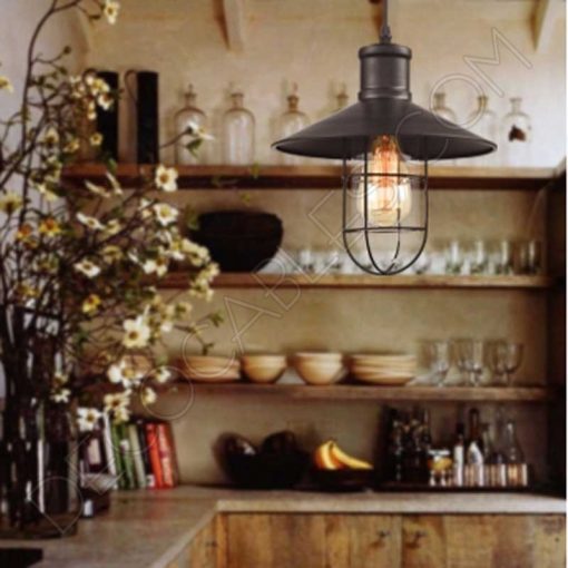 Lámpara colgante Vintage modelo Barco 7 Lámpara colgante vintage modelo barco