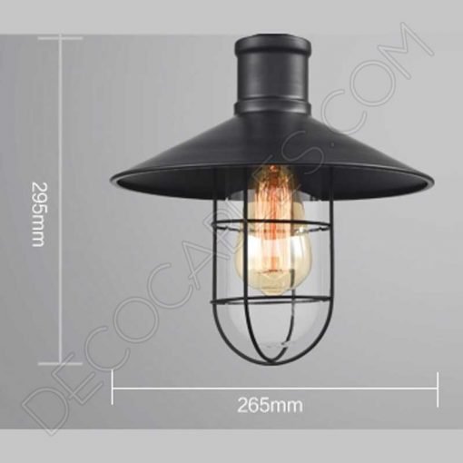 Lámpara colgante Vintage modelo Barco 11 Lámpara colgante vintage modelo barco