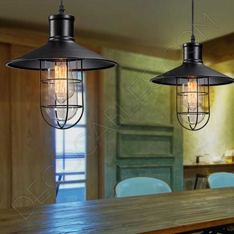 Lámpara colgante vintage modelo barco Lámpara colgante vintage modelo barco