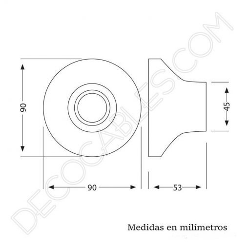 Portalámparas zócalo Retro porcelana blanco Elektra 10 Portalámparas negro de porcelana zócalo modelo Elektra