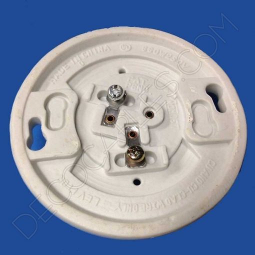 Portalámparas zócalo de porcelana Retro Vintage 4 Portalámparas zócalo de porcelana Retro Vintage 2