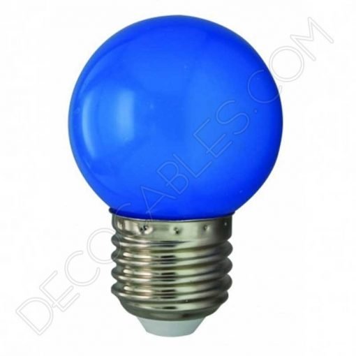 Bombilla Led esférica de colores 2 Bombilla esférica led azul