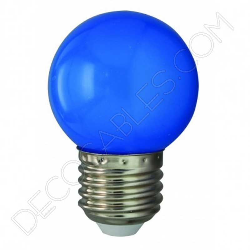 Bombilla esférica led azul Bombilla esférica led azul