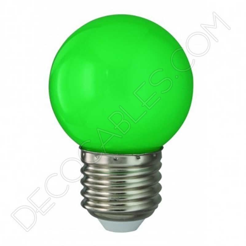 Bombilla esférica led verde Bombilla esférica led verde