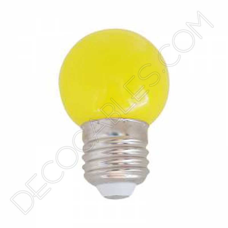 Bombilla esférica led amarilla Bombilla esférica led amarilla