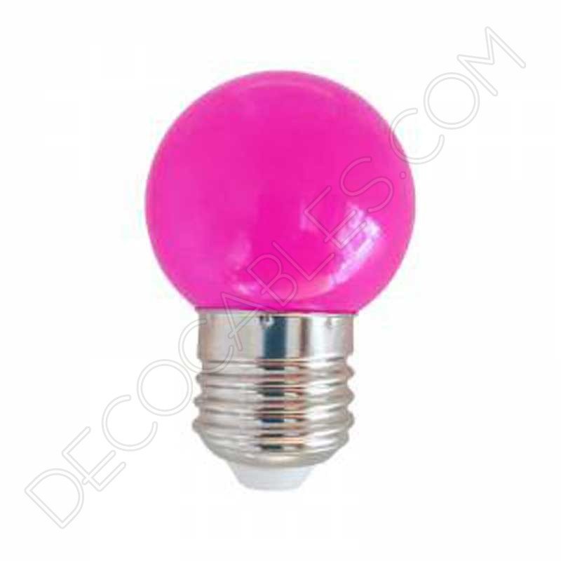 Bombilla esférica led lila Bombilla esférica led lila