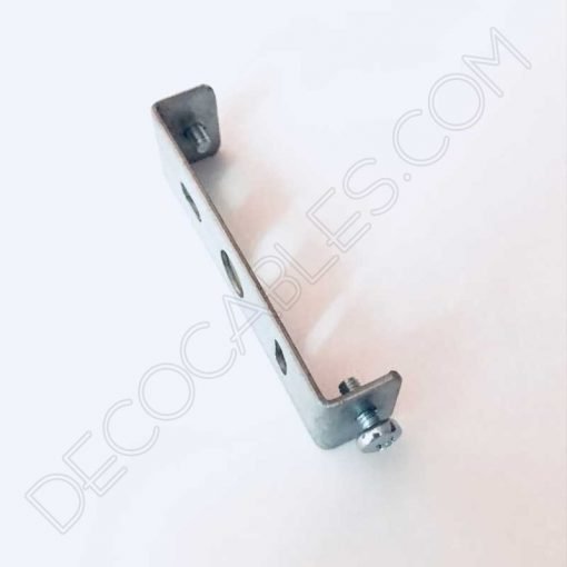 Pletina para sujeción de soporte de lámpara a techo 5 Escuadra de hierro para lámparas