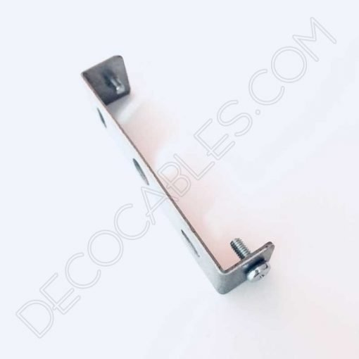 Pletina para sujeción de soporte de lámpara a techo 3 Escuadra de hierro para lámparas