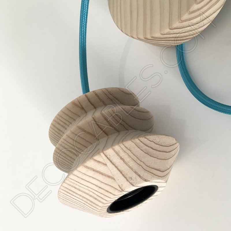 Lámpara colgante de madera modelo pagoda Lámpara colgante de madera modelo pagoda