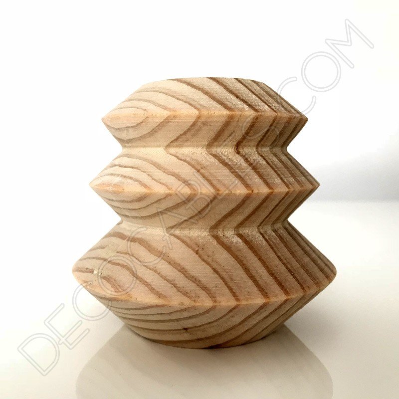 Portalámparas de madera modelo pagoda Portalámparas de madera modelo pagoda