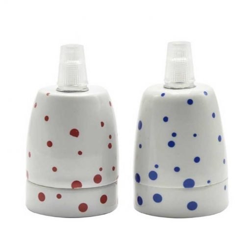 Potalámparas cerámico esmaltado lunares