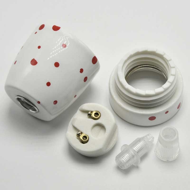 Potalámparas cerámico esmaltado lunares Potalámparas cerámico esmaltado lunares