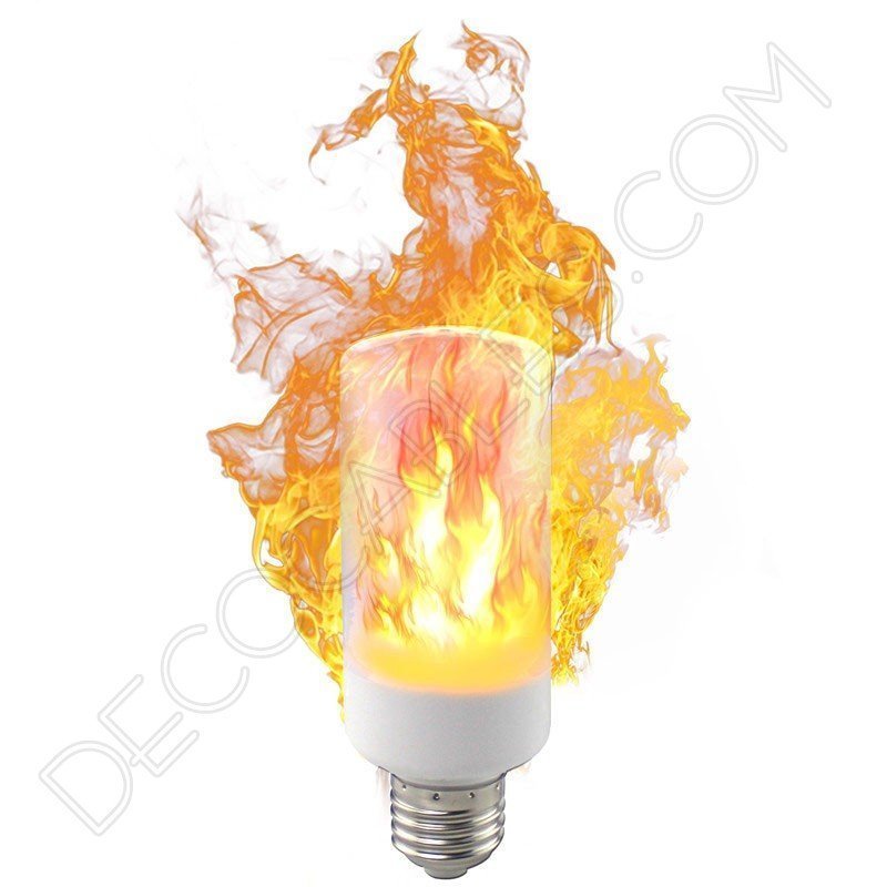 Bombilla led efecto llama fuego Bombilla led efecto llama fuego