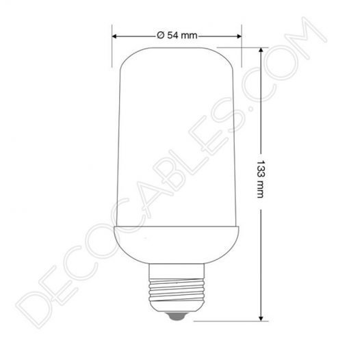 Bombilla Led efecto llama 6 Bombilla led efecto llama fuego