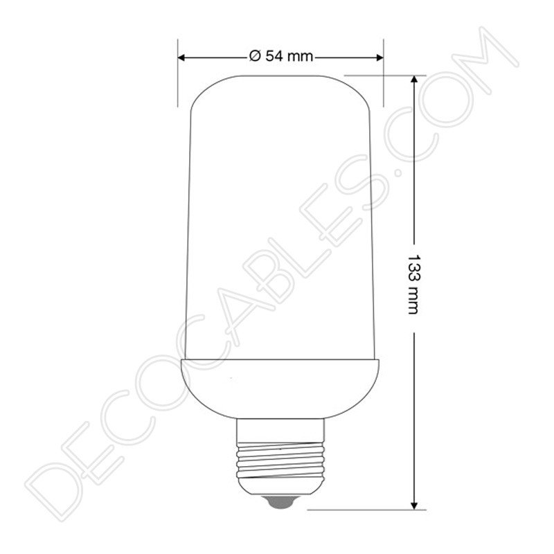 Bombilla led efecto llama fuego Bombilla led efecto llama fuego