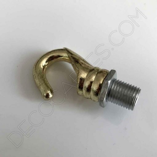 Gancho para cadena de lámparas (Varios colores) 2 Gancho para cadena de lámparas dorado