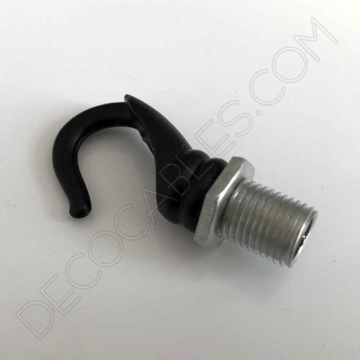 Gancho para cadena de lámparas negro