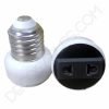 Adaptador convertidor casquillo E27 a enchufe europeo y americano 7 Adaptador convertidor de casquillo E27 a enchufe europeo