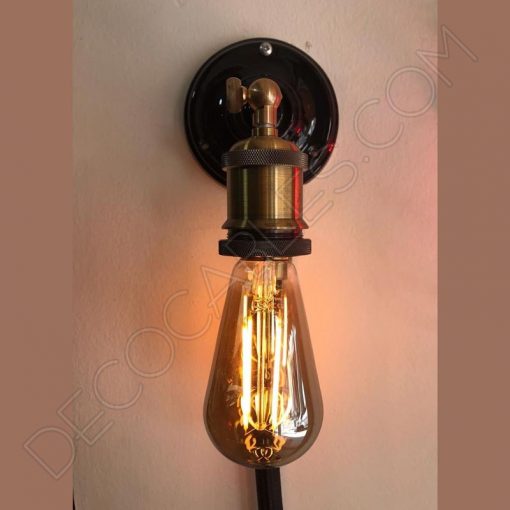 Bombilla pebetero filamento led modelo smoky cristal ahumado