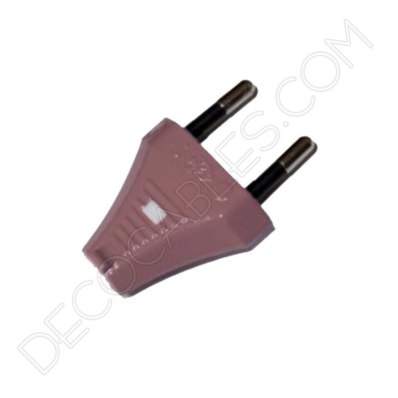 Clavija decorativa rosa pálido para lámparas Clavija decorativa rosa pálido para lámparas