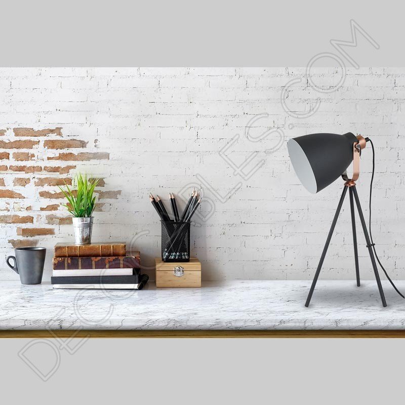 Lámpara de escritorio Vintage modelo tripode Lámpara de escritorio Vintage modelo tripode