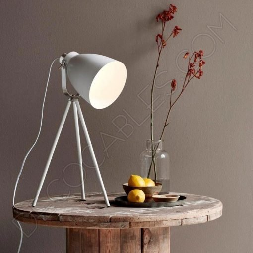 Lámpara de escritorio Vintage modelo trípode 6 Lámpara de escritorio Vintage modelo tripode