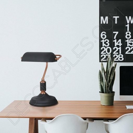 Lámpara de gabinete Vintage 3 Lámpara decorativa de mesa de oficina y gabinete Vintage