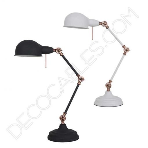 Lámpara flexo de escritorio Vintage articula