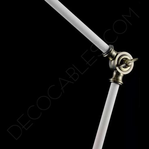 Lámpara flexo de escritorio Vintage articula blanca