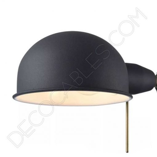 Lámpara flexo de escritorio Vintage articula negra