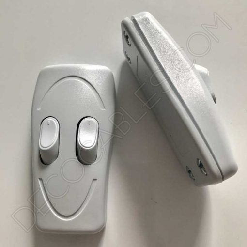 Interruptor de paso doble 4 interruptor de paso doble para lámparas con focos independientes