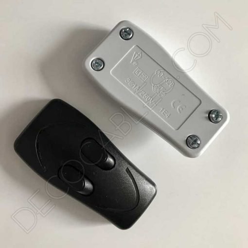 Interruptor de paso doble 2 interruptor de paso doble para lámparas con focos independientes