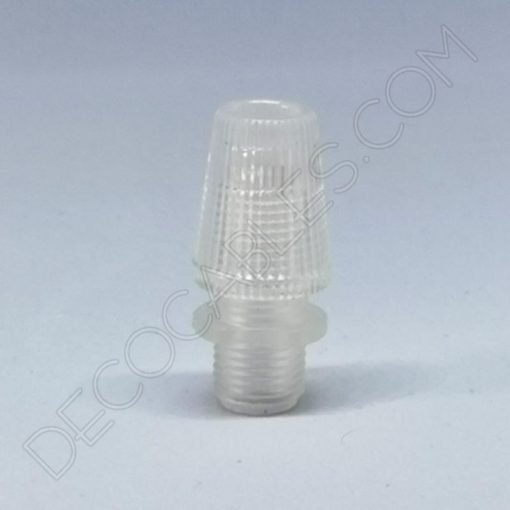 Presa cables plástico (varios colores) 13 Presa cable plástico transparente